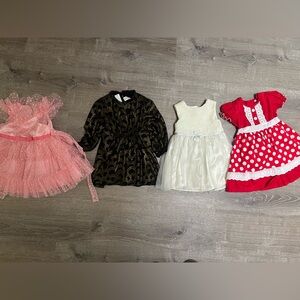 Set of Four Adorable Girls' Dresses 12-24 months 2 years old Banana Republic